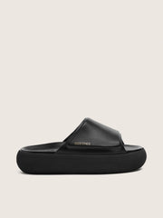 Men's Space-Star slip-ons in black leather