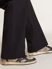 Men's Ball Star in elephant-print leather with black leather star