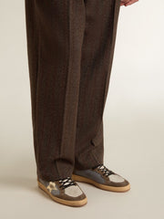 Men's Ball Star in nubuck and suede with gold metallic star