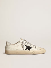V-Star in nappa leather with black nubuck leather star