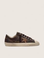 Men's V-Star in brown nubuck with tobacco-colored suede star
