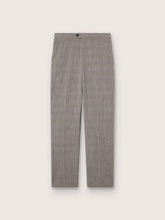 Men’s slim-fit pants in gray Prince of Wales check