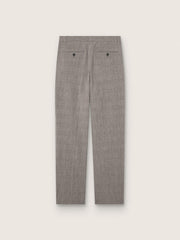 Men’s slim-fit pants in gray Prince of Wales check