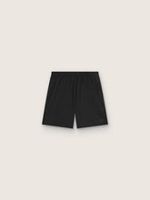 Men's black double-layer sports shorts