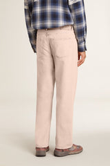 Men's pink dyed jeans