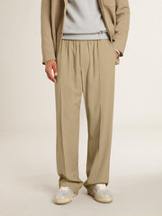 Men's travertine-colored joggers