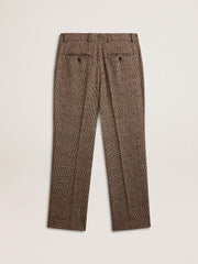 Men's soft houndstooth pants