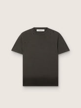 Men’s T-shirt in anthracite cotton jersey with perforated heart