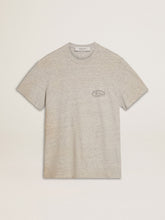 Men's gray T-shirt with black lettering