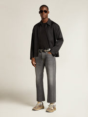 Golden Collection distressed T-shirt in vintage black