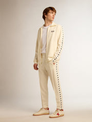 White Star Collection T-shirt with black star on the front