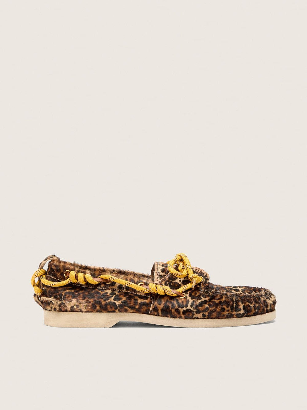 Men's Cruise loafer in leopard-print pony skin
