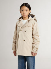 Kids’ trench jacket with removable inner gilet
