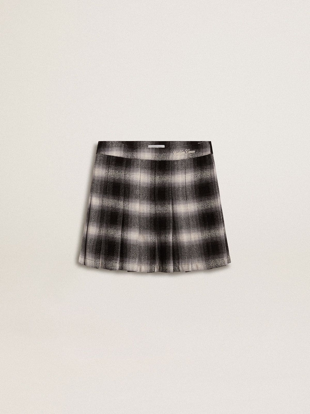 Girls' cotton pleated skirt