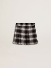 Girls' cotton pleated skirt