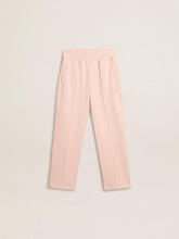 Girls’ pink joggers with print