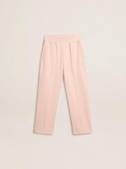 Girls’ pink joggers with print