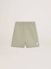 Light green shorts with white star