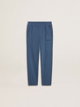 Kids’ blue joggers with embroidery