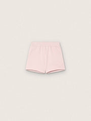 Star girls’ shorts in pink cotton with patch and logo