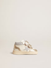 June Junior in nappa and metallic leather inserts with glitter star