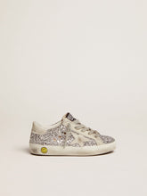 Junior Super-Star with silver glitter and suede details