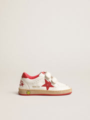 Junior Ball Star in nappa with red leather star and heel tab