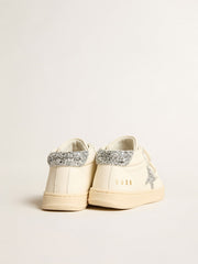 June in nappa leather with silver glitter star and heel tab