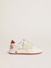 Young Ball Star in leather with cream-colored star and red leather heel tab
