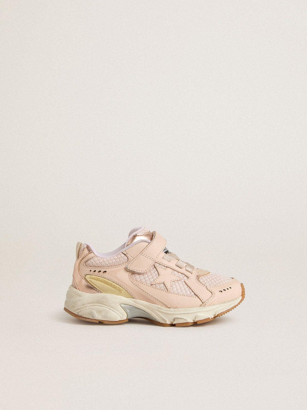 Young Lightstar in pink leather and mesh with pink leather star