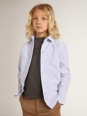 Boys’ shirt with light blue stripes