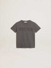 Boys’ T-shirt in gray with distressed treatment