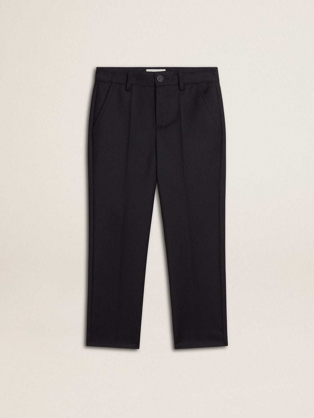 Boys' dark blue wool pants