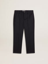 Boys' dark blue wool pants