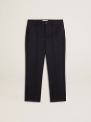 Boys' dark blue wool pants
