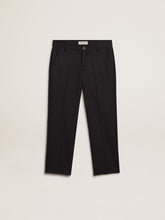 Boys’ pants in dark blue wool