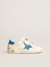 Old School Teen in leather with light blue star and heel tab