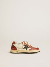 Ball Star Young in nappa with black star and red leather inserts