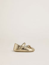 Sofi Baby ballet flats in gold leather