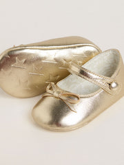 Sofi Baby ballet flats in gold leather