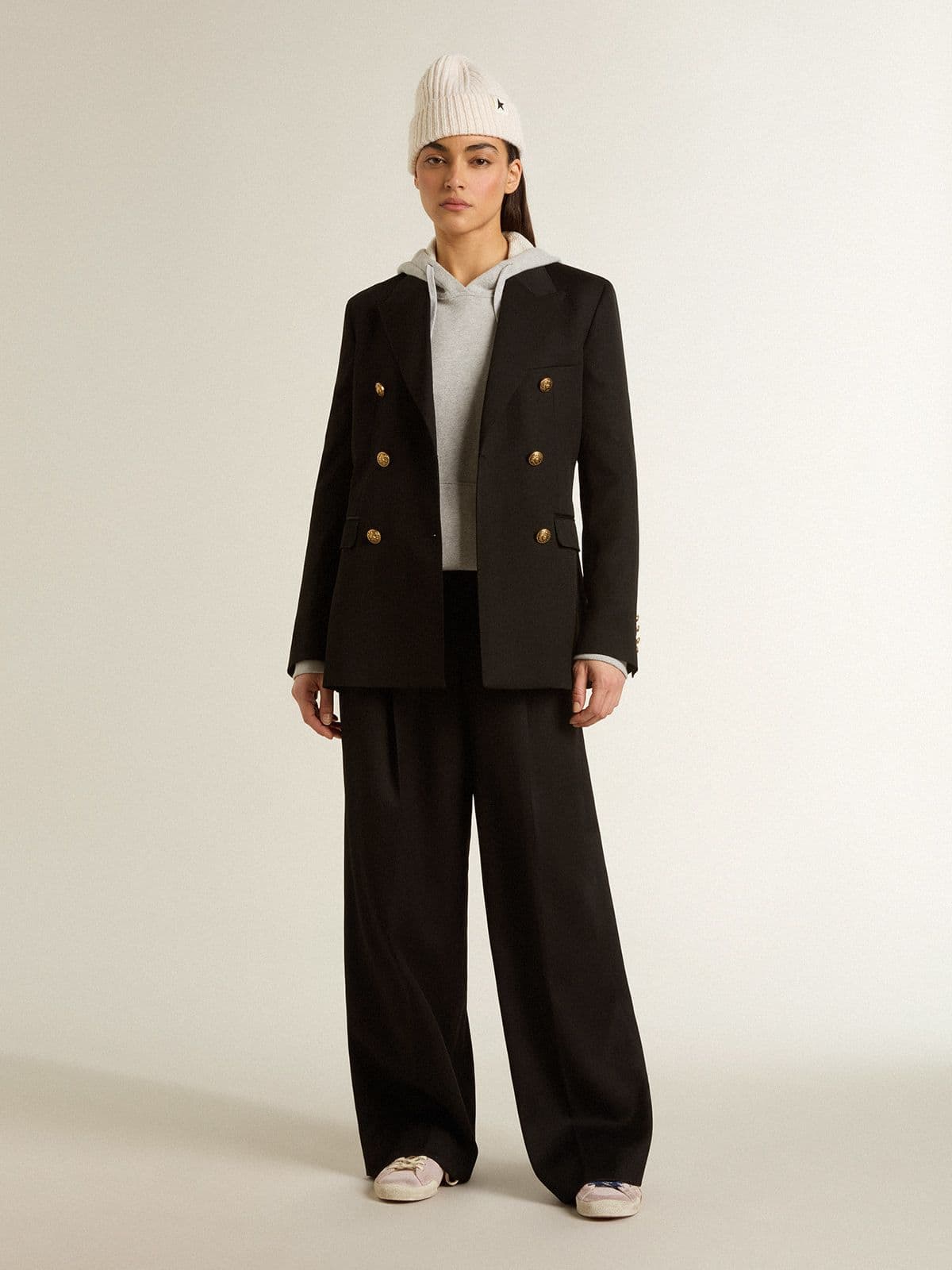 Women's True-Star in pastel pink suede with silver star and heel tab