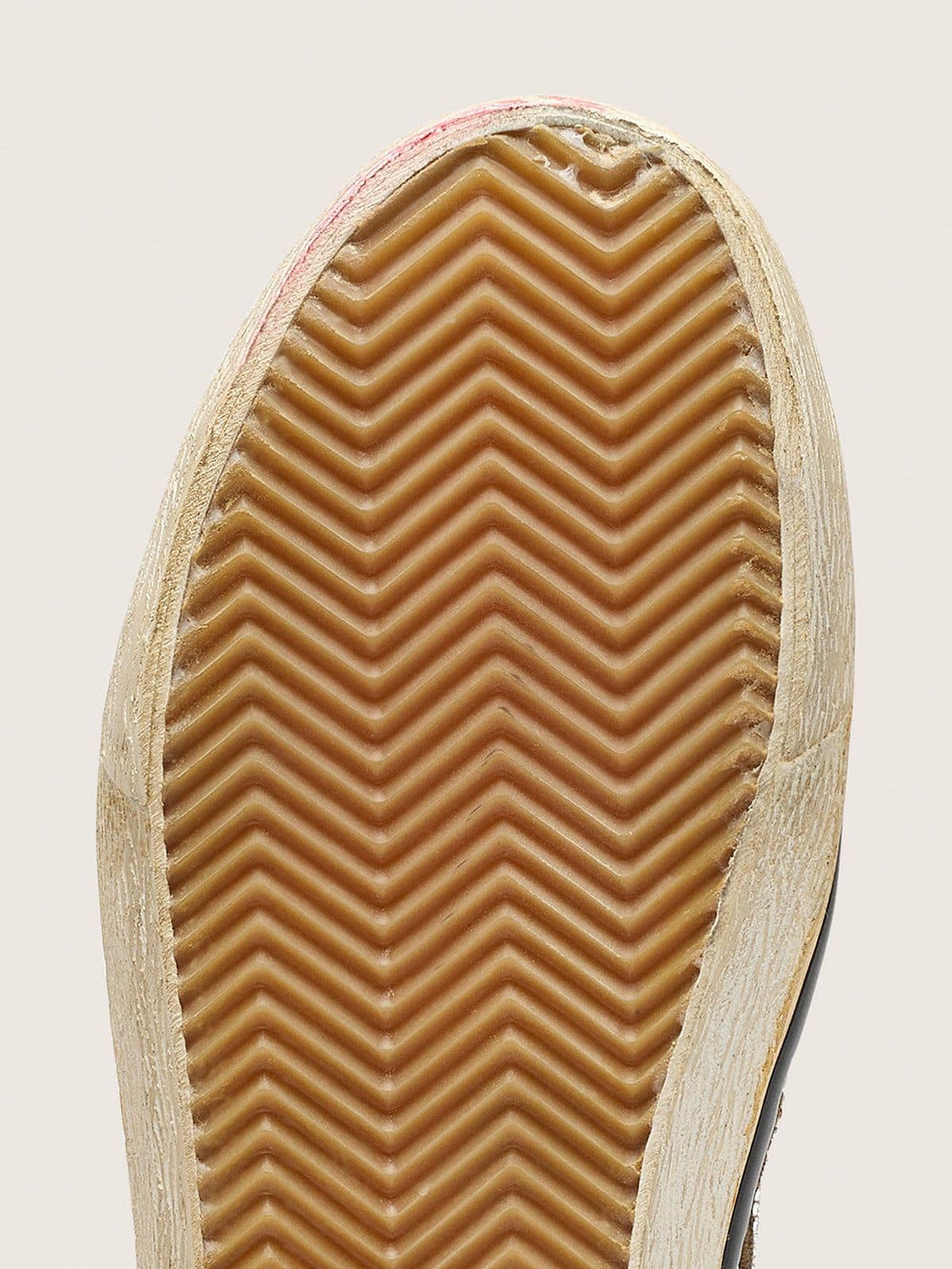 Women's Slide LAB sneakers in tobacco-colored suede with crystals and tobacco-colored suede star