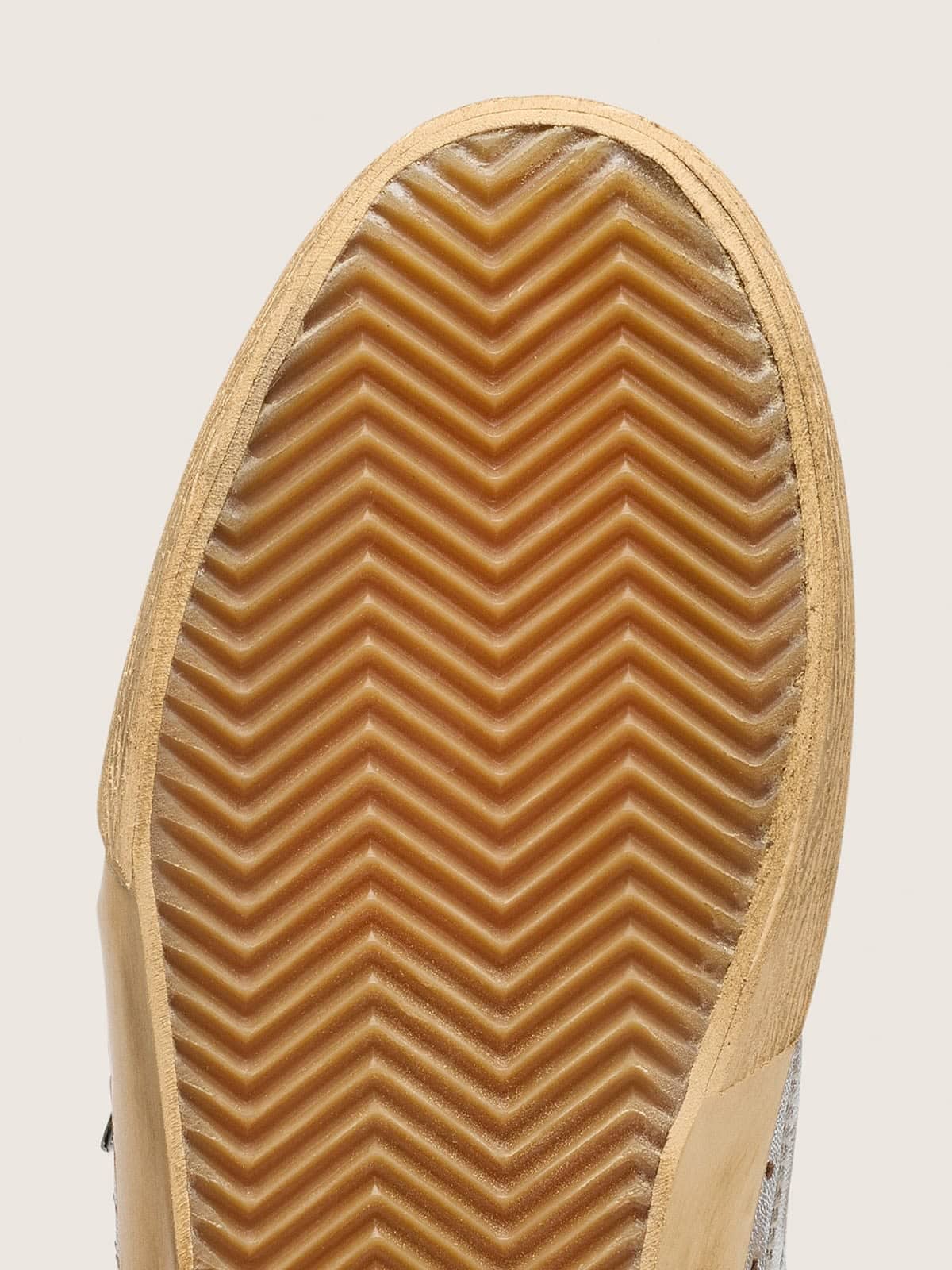 Women's Super-Star LAB in metallic nappa with silver TPU star