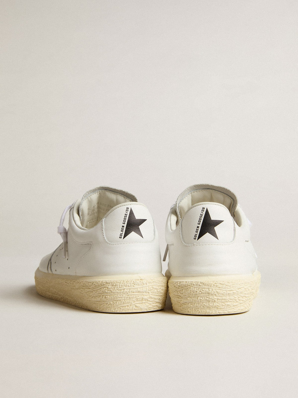 Women's Tenth Star in white leather
