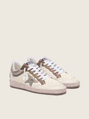 Women's Ball Star LTD in nappa leather with metallic bio-based star and inserts