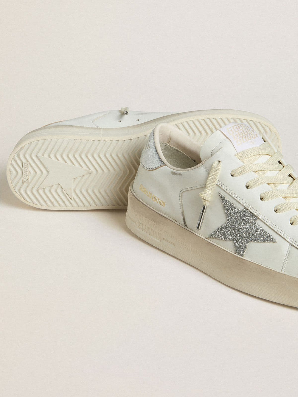 Women’s Stardan LTD with Swarovski crystal star and metallic leather heel tab