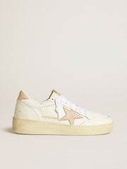 Women's Ball Star with pink nubuck star and heel tab