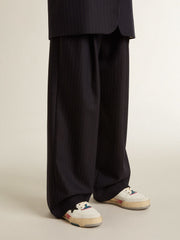 Women's Forty2 with black star and silver foiled leather heel tab