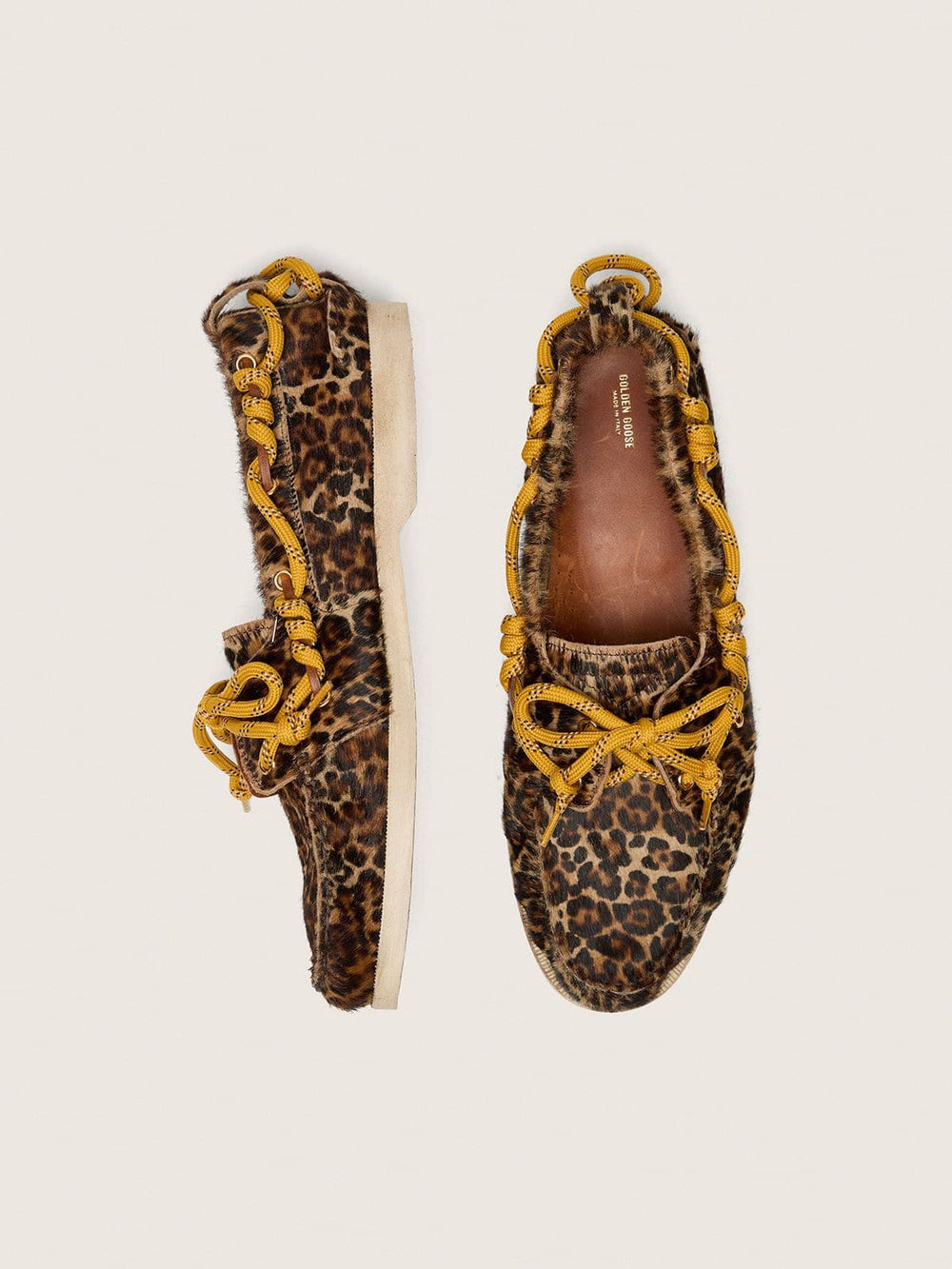 Women's Cruise loafer in leopard-print pony skin