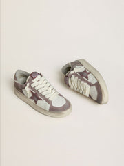 Women's Stardan LTD in nappa leather and suede with mauve suede star and lavender suede heel tab